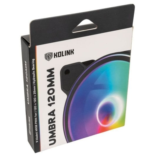 Kolink Umbra HDB ARGB Ventilador Suplementario 120mm Negro