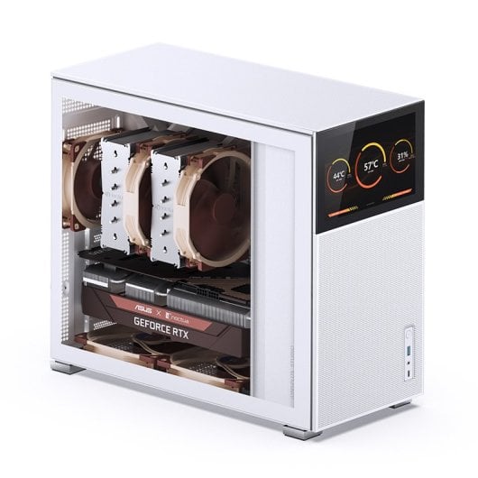 Jonsbo D41 MESH Cristal Templado USB 3.2 Blanco