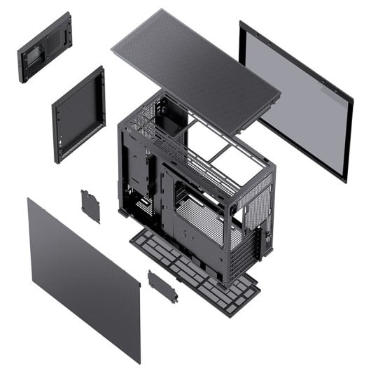 Jonsbo D41 STD Cristal Templado USB 3.2 con Pantalla Negra