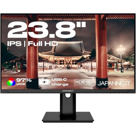 JAPANNEXT JN-IPS238FHDR-C65W-HSP 23.8" LED IPS FullHD 75Hz FreeSync USB-C