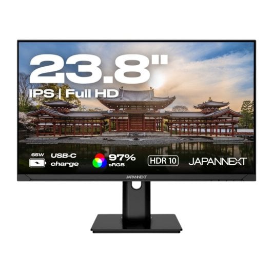 JAPANNEXT JN-IPS238FHDR-C65W-HSP 23,8" LED IPS FullHD 75Hz FreeSync USB-C