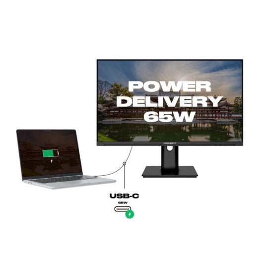 JAPANNEXT JN-IPS238FHDR-C65W-HSP 23,8" LED IPS FullHD 75Hz FreeSync USB-C