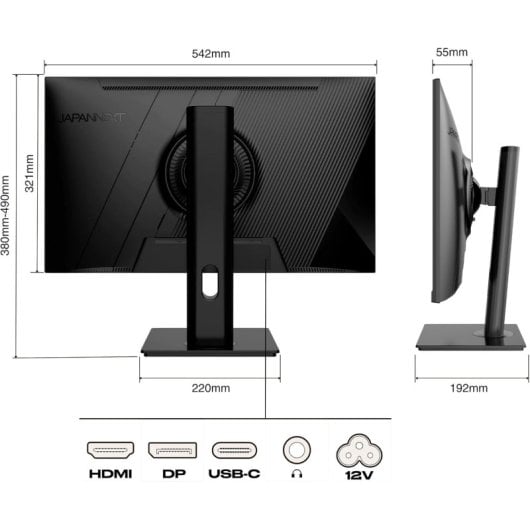 JAPANNEXT JN-IPS238FHDR-C65W-HSP 23.8" LED IPS FullHD 75Hz FreeSync USB-C