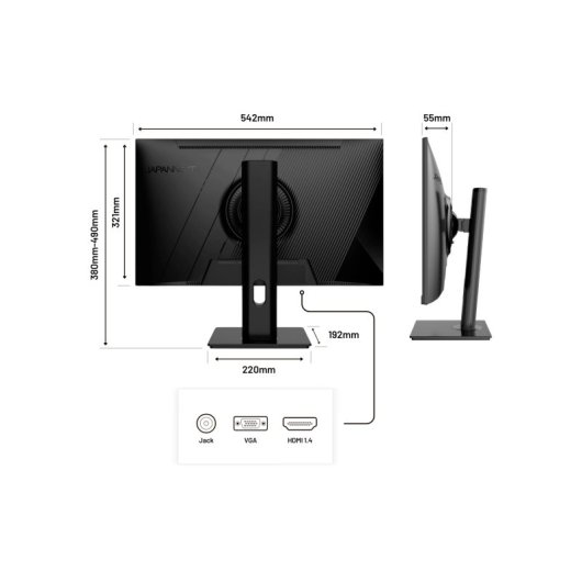JAPANNEXT JN-IPS2382FHDR-HSP 23,8" LED IPS FullHD 75Hz FreeSync
