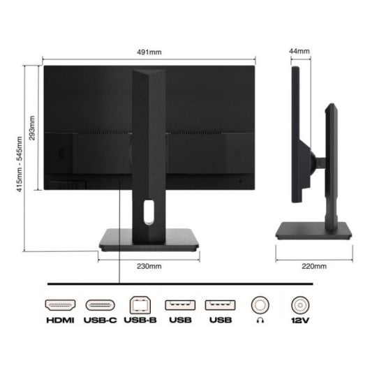 JAPANNEXT JN-i215FLFHSP-C65W 21.5" LED IPS FullHD 75Hz FreeSync USB-C