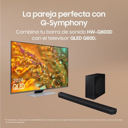 Samsung HW-Q800D/EN Barra de Sonido con Subwoofer 5.1.2 Canales Wireless Dolby Atmos