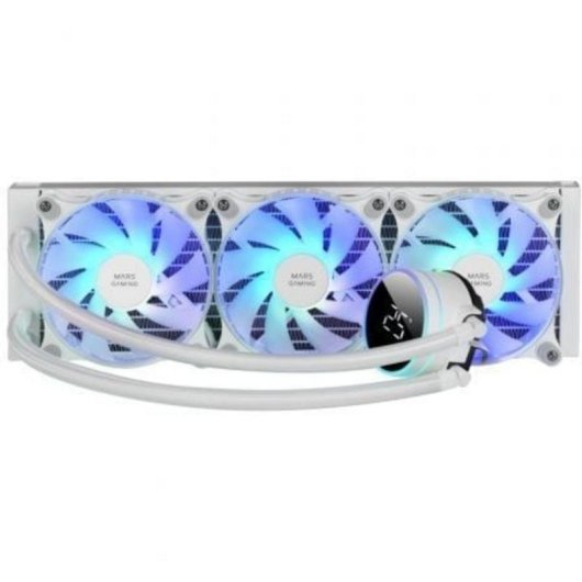 Mars Gaming ML-LCD360 Refroidissement Liquide AIO TDP 600W 3x Ventilateur FDB ARGB Écran LCD Blanc