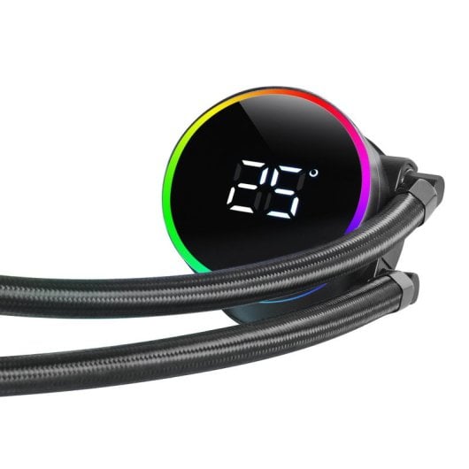 Mars Gaming ML-LCD360 Refrigeración Líquida AIO TDP 600W 3x Ventilador FDB ARGB Pantalla LCD Negro