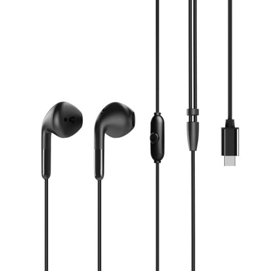 Muvit For Change E58 Auriculares Estéreo USB-C Pretos