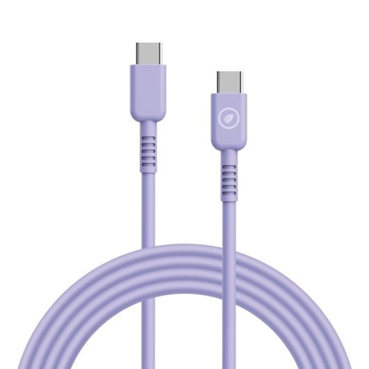 Muvit Per Cambio Cavo USB-C a USB-C 3A/60W 1,2m Lavanda