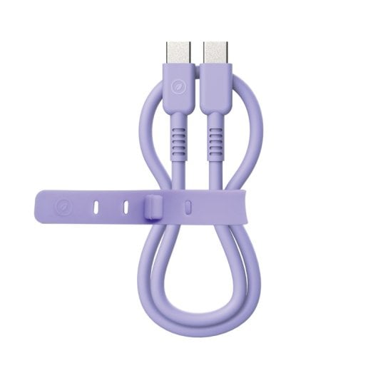 Muvit Per Cambio Cavo USB-C a USB-C 3A/60W 1,2m Lavanda