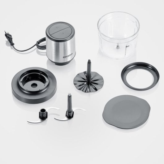 Severin KM 3867 Tritatutto Universale 1L 400W Nero Opaco/Acciaio Inossidabile