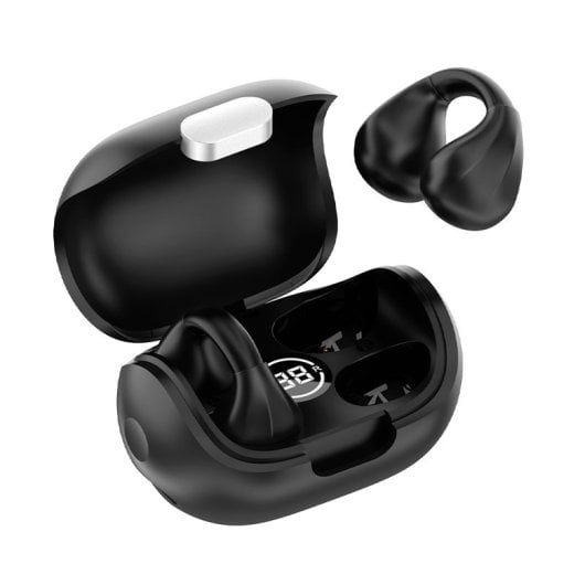 Cool Clip Headphones Écouteurs stéréo Bluetooth Noir
