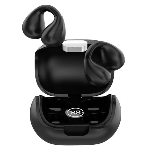 Cool Clip Headphones Écouteurs stéréo Bluetooth Noir