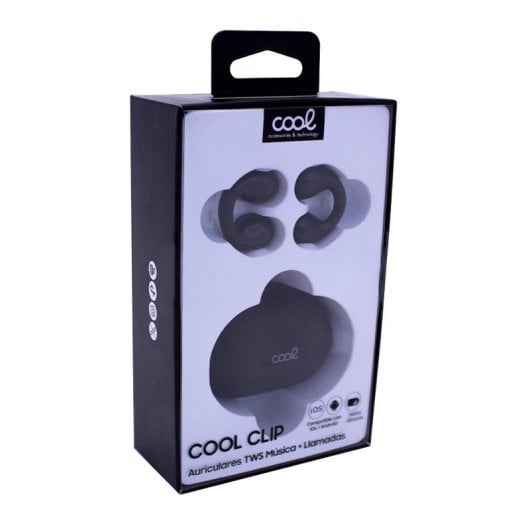 Cool Clip Headphones Écouteurs stéréo Bluetooth Noir