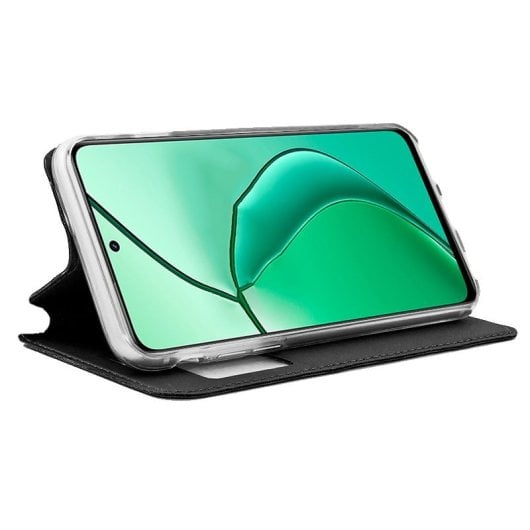 Coole glatte schwarze Flip-Cover-Hülle für Realme 12 5G/12x 5G