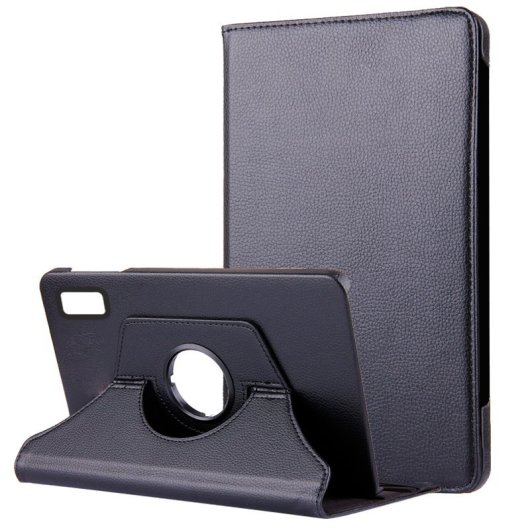 Custodia in similpelle nera liscia e fresca per Lenovo Tab M11