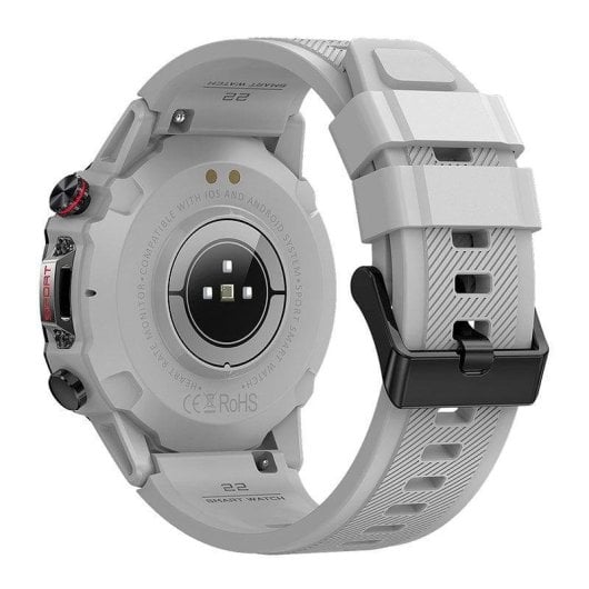 Cool Adventure Bluetooth 46mm AMOLED Grau IP67 SpO2 Herzfrequenz Schlafmonitor Blutdruck