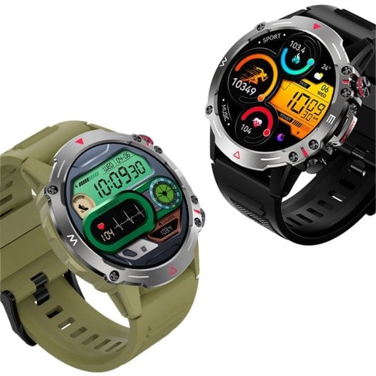 Cool Adventure Smartwatch Amoled Silicona Negro