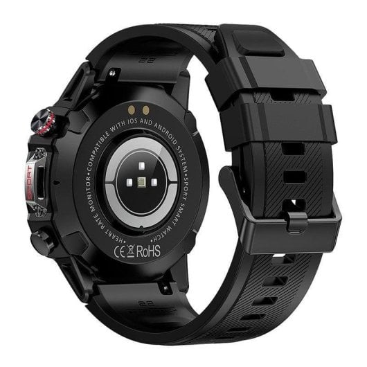 Cool Adventure Bluetooth 46mm AMOLED Noir Étanche IP67 SpO2 Pulsomètre Suivi Sommeil