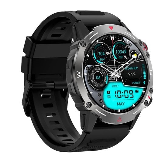 Cool Adventure Smartwatch Amoled Silicona Negro