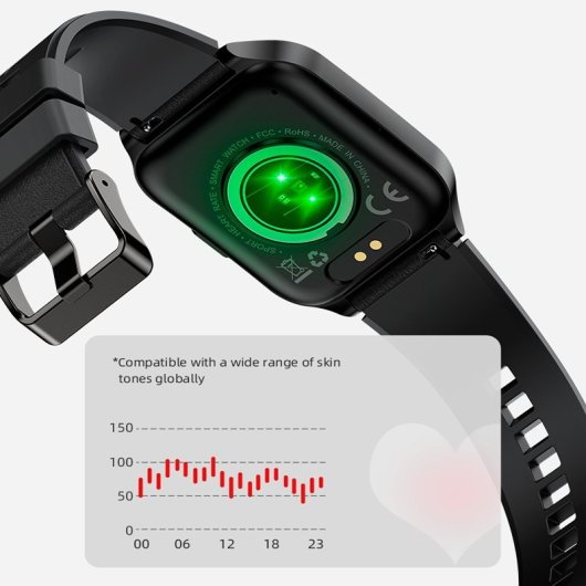 Cool Smartwatch Amoled Curved Silicona Rosa