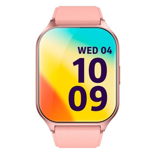 Cool Smartwatch Amoled Curved Silicona Rosa