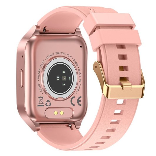 Cool Smartwatch Amoled Curved Silicona Rosa