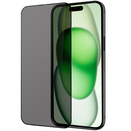 Pellicola Protettiva Privacy Per IPhone 15 Pro Max | Vetro Temperato 9H Anti-Spia | Compatibile Con Custodia | 2 Pezzi