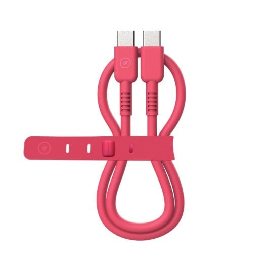 Muvit For Change Cabo USB-C para USB-C 3A/60W 0.2m Magenta