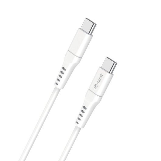 Muvit For Change Cabo USB-C para USB-C 3A/60W 3m Branco