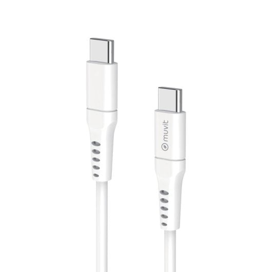 Muvit For Change Cabo USB-C para USB-C 3A/60W 3m Branco