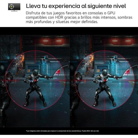 Écran PC LG UltraGear 27GS60F-B 27'' Full HD 180Hz IPS G-Sync FreeSync HDR10 1ms