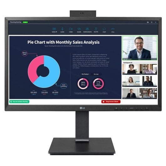 LG 24BP75CP-B 23.8" LED IPS FullHD USB-C Webcam
