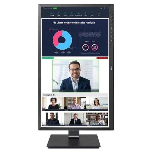 Monitor PC LG 24BP75CP-B 23.8" FullHD 60Hz IPS USB-C Webcam 5ms Audio