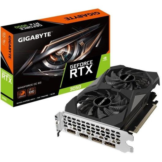 Placa gráfica Gigabyte GeForce RTX 3050 WINDFORCE OC 6GB GDDR6