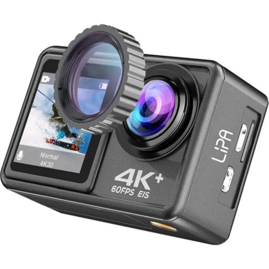 Lipa AT-S81ER Cámara de Acción 4k Ultra HD Negra