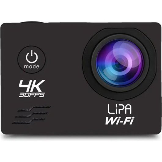 Lipa AT-Q1 Cámara de Acción 4K Ultra HD Negra