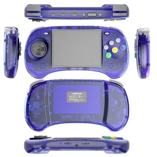 Anbernic RG ARC-S Consola de Juegos Portátil Azul Transparente