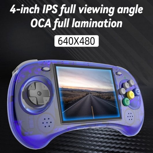 Anbernic RG ARC-S Consola de Juegos Portátil Azul Transparente