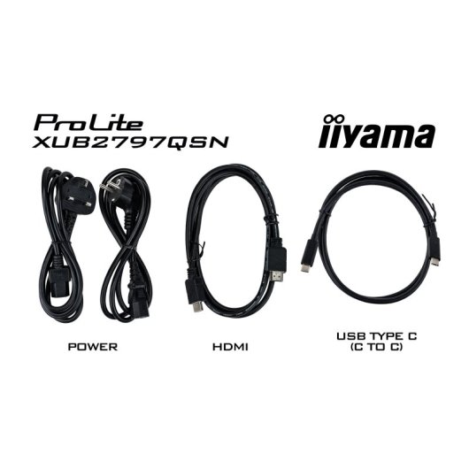 Iiyama Prolite XUB2797QSN-W1 27" LED IPS WQHD 100Hz USB-C