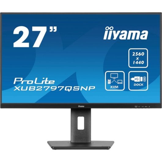 Iiyama Prolite XUB2797QSNP-B1 27" LED IPS WQHD 100Hz USB-C