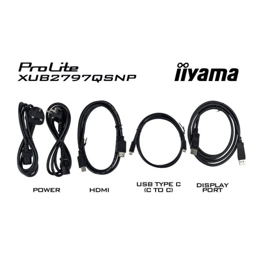 Iiyama Prolite XUB2797QSNP-B1 27" LED IPS WQHD 100Hz USB-C