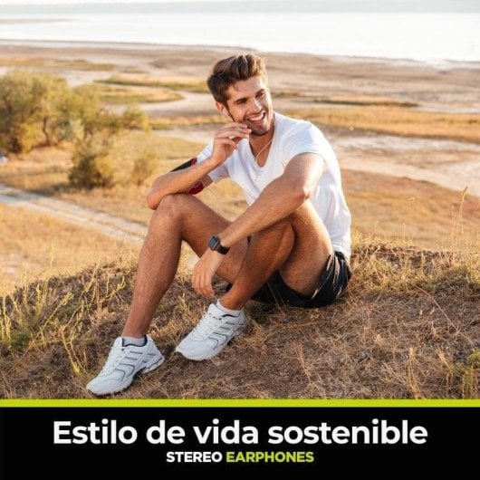 Auriculares Muvit E57 avec fil Jack 3.5mm avec microphone ergonomiques noirs