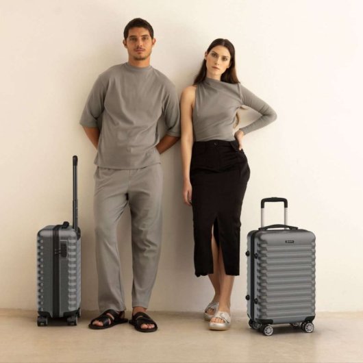 Numada Upfly Maleta de Cabina 30L ABS XS (55x36x19cm) Gris