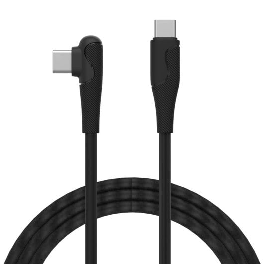 Muvit For Change Kabel USB-C auf USB-C 3A/60W 1,2m Schwarz