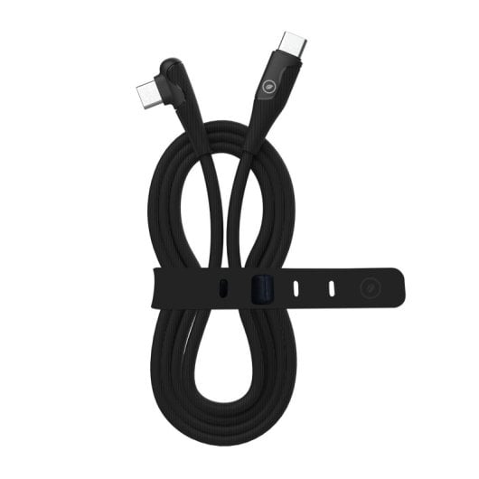 Muvit For Change Kabel USB-C auf USB-C 3A/60W 1,2m Schwarz