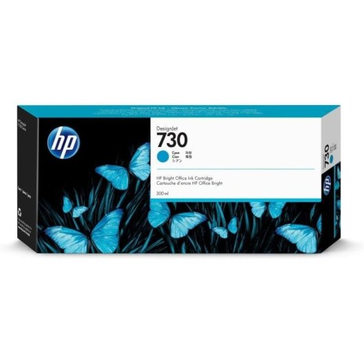 Cartucho de tinta HP 730 Cian 300 ml para DesignJet T1700