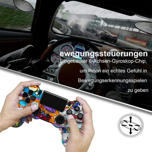 Kinsi P4YXSB Gamepad Compatible con PS4 Nube