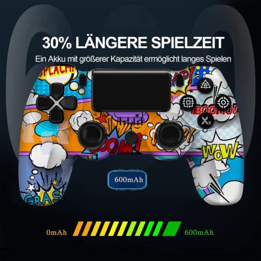 Kinsi P4YXSB Gamepad Compatible con PS4 Nube
